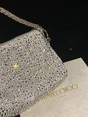 Kitlife Jimmy Choo Callie Bag Silver 26x20x3cm - 2