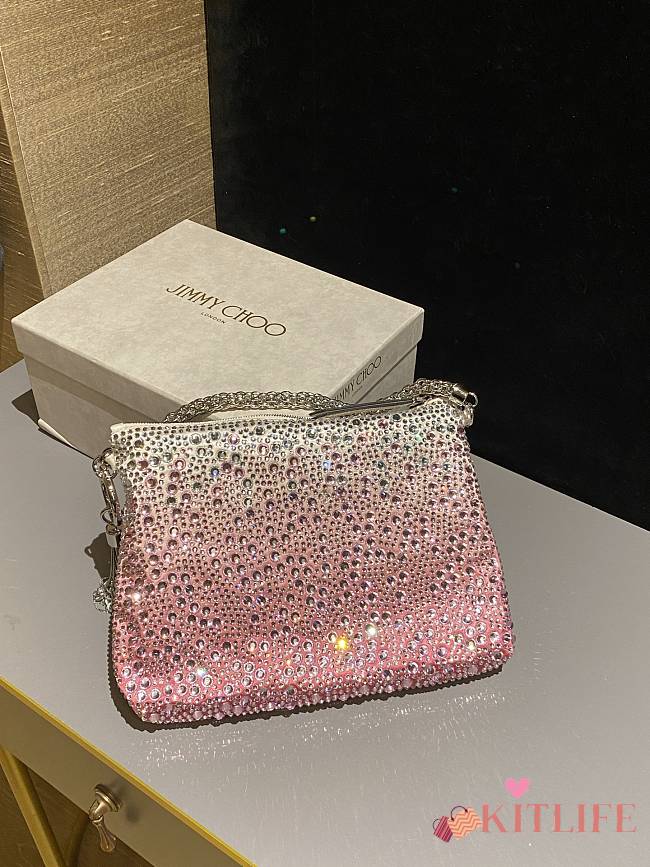 Kitlife Jimmy Choo Callie Bag Pink 26x20x3cm  - 1