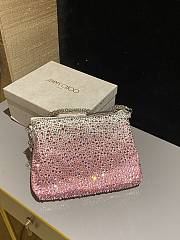 Kitlife Jimmy Choo Callie Bag Pink 26x20x3cm  - 1