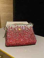 Kitlife Jimmy Choo Callie Bag Red 26x20x3cm  - 1