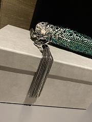 Kitlife Jimmy Choo Callie Bag Green 26x20x3cm - 5