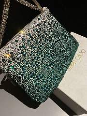 Kitlife Jimmy Choo Callie Bag Green 26x20x3cm - 2