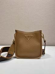 Kitlife Prada Mini Caramel Leather Shoulder Bag 1BH191 19x20x6cm - 2