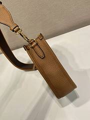Kitlife Prada Mini Caramel Leather Shoulder Bag 1BH191 19x20x6cm - 6