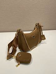 Kitlife Prada Re-Edition 2005 Re-Nylon Bag Brown 1BH204 22x12x6cm - 6