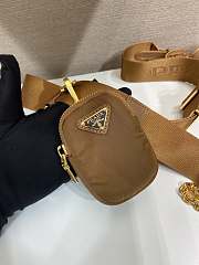 Kitlife Prada Re-Edition 2005 Re-Nylon Bag Brown 1BH204 22x12x6cm - 2