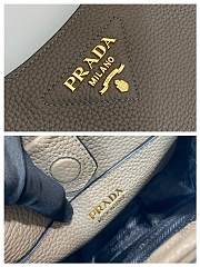 Kitlife Prada Mini Grey Leather Shoulder Bag 1BH191 19x20x6cm  - 5