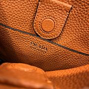 Kitlife Prada Mini Orange Leather Shoulder Bag 1BH191 19x20x6cm  - 2