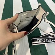 Kitlife Prada Mini White Leather Shoulder Bag 1BH191 19x20x6cm  - 5