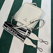 Kitlife Prada Mini White Leather Shoulder Bag 1BH191 19x20x6cm  - 2