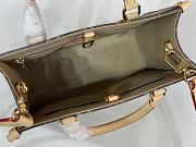 Kitlife Louis Vuitton Onthego Mon Monogran Badge Screen Print Bag 19x11.5x25cm - 4