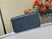 Kitlife Louis Vuitton Félicie Pochette Bag Dark Blue Monogram Empreinte M27048 21x12x3cm  - 4