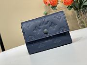 Kitlife Louis Vuitton Victor Tri-Fold Wallet Dark Blue M14793 11.5x9x2.5cm  - 1