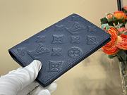 Kitlife Louis Vuitton Passport Holder Dark Blue M14798 14x2.5x10cm - 6
