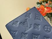 Kitlife Louis Vuitton Passport Holder Dark Blue M14798 14x2.5x10cm - 2