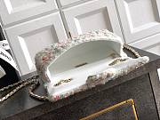 Kitlife Chanel CF Pearl Sequin Embroidery Bag White 20cm - 4