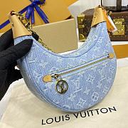 Kitlife Louis Vuitton Loop Sky Denim Moon Bag M24846 23x12x6cm - 5