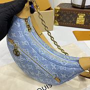 Kitlife Louis Vuitton Loop Sky Denim Moon Bag M24846 23x12x6cm - 3