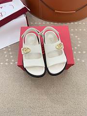 Kitlife Valentino Velcro Beach Sandals White - 1