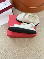 Kitlife Valentino Velcro Beach Sandals White - 6