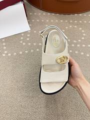 Kitlife Valentino Velcro Beach Sandals White - 5