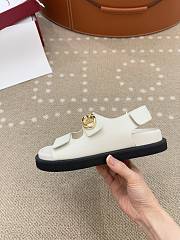 Kitlife Valentino Velcro Beach Sandals White - 4