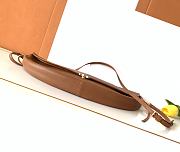 Kitlife Celine Halfmoon Soft Triomphe Bag In Supple Brown Shiny Lambskin 46x19x10cm  - 6