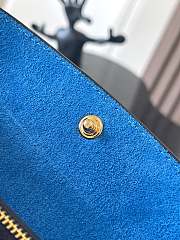 Kitlife Celine Trio Flap Bag In Black Smooth Lambskin 22x14x4cm  - 2