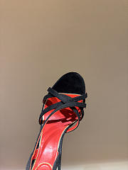 Kitlife Valentino Fetishique Black Velvet Sandal 105mm - 3