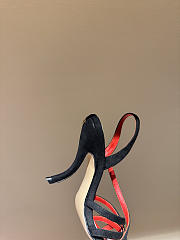 Kitlife Valentino Fetishique Black Velvet Sandal 105mm - 4