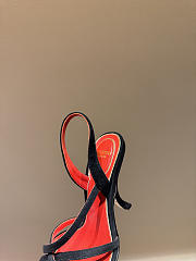 Kitlife Valentino Fetishique Black Velvet Sandal 105mm - 2