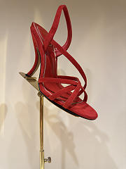 Kitlife Valentino Fetishique Red Velvet Sandal 105mm  - 3