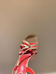 Kitlife Valentino Fetishique Gold Leather Sandal 105mm - 2