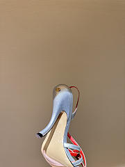 Kitlife Valentino Fetishique Silver Leather Sandal 105mm  - 6