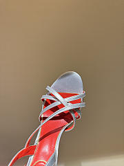 Kitlife Valentino Fetishique Silver Leather Sandal 105mm  - 2