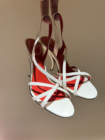 Kitlife Valentino Fetishique White Leather Sandal 105mm