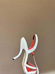 Kitlife Valentino Fetishique White Leather Sandal 105mm - 6