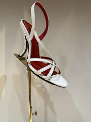 Kitlife Valentino Fetishique White Leather Sandal 105mm - 4