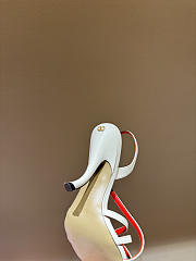 Kitlife Valentino Fetishique White Leather Sandal 105mm - 3