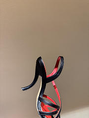 Kitlife Valentino Fetishique Black Leather Sandal 105mm - 6