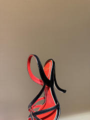 Kitlife Valentino Fetishique Black Leather Sandal 105mm - 4