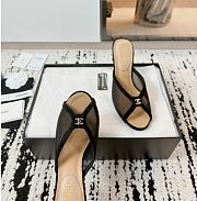 Kitlife Chanel 24P Black Mesh High Heels 70mm - 4