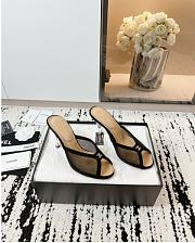 Kitlife Chanel 24P Black Mesh High Heels 70mm - 3