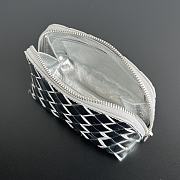 Kitlife Bottega Veneta Intrecciato Small Beauty Pouch Silver 764044 16.5x10.5x9cm  - 5