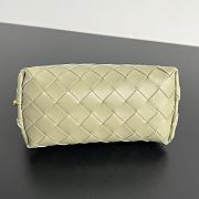 Kitlife Bottega Veneta Intrecciato Small Beauty Pouch Light Green 764044 16.5x10.5x9cm  - 6