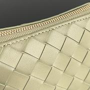 Kitlife Bottega Veneta Intrecciato Small Beauty Pouch Light Green 764044 16.5x10.5x9cm  - 4