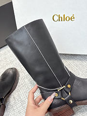 Kitlife Chloé 2025SS Chelsea Mid-calf Boots Black - 6