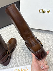 Kitlife Chloé 2025SS Chelsea Mid-calf Boots Brown - 4