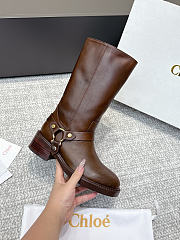 Kitlife Chloé 2025SS Chelsea Mid-calf Boots Brown - 3