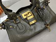 Kitlife Chloe Paddington Bag In Green Leather 36x18x15cm   - 6